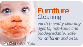 Upholstered furniture cleaning Orange County
